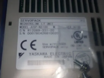 New | in-Stock YASKAWA ELECTRIC JUSPNS100 Servo Controller Parts Ohio US | HGR 24 #754758