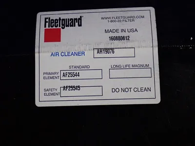 USED FLEETGUARD AH19076