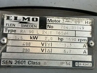 Used ELMO RA 90 L 24 F 165/4 Motors (misc) Ohio US | HGR 24 #1446059