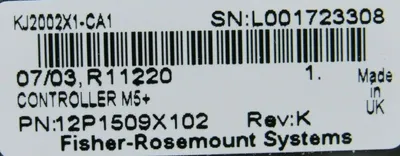 USED FISHER ROSEMOUNT DELTA V 12P1509X102 CONTROLLER MODULE KJ2002X1-CA1