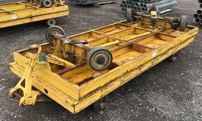 10,000 LBS X 4' X 9' HEAVY DUTY MOBILE TRANSFER / MOVING CART: STOCK #23519