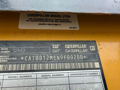 2015 Caterpillar 12M3