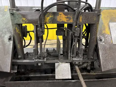 15" X 17" WF WELLS MODEL #F-15 TWIN POST HORIZONTAL BANDSAW: STOCK #23668