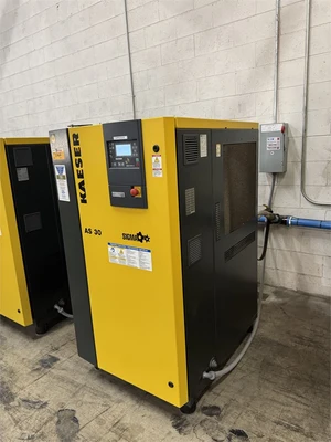 Used 2022 KAESER "AS 30" Rotary Screw & Sliding Vane Air Compressors Texas US | MachineryMax #1486575
