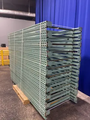 36" X 96" Pallet Racking Uprights  - Tear Drop