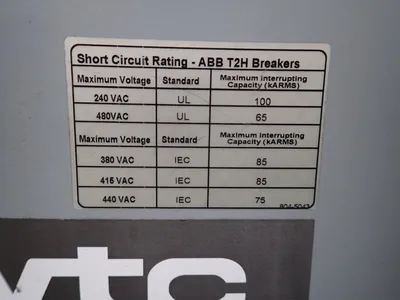 Used 2010 WTC 6005 Electrical Controls Ohio US | HGR 24 #879309
