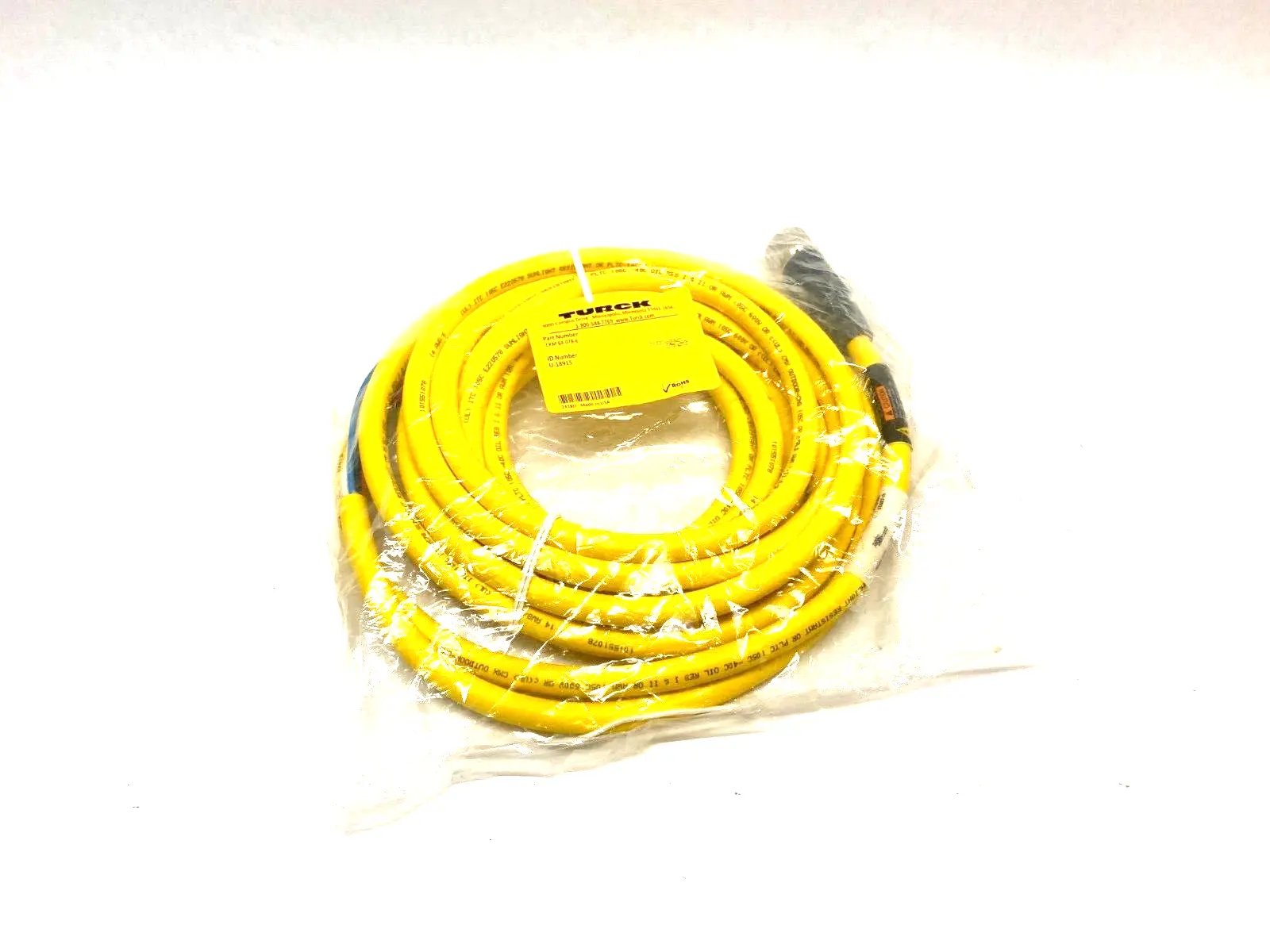 NEW TURCK POWERFAST SINGLE ENDED CORDSET M23 STRAIGHT FEMALE
