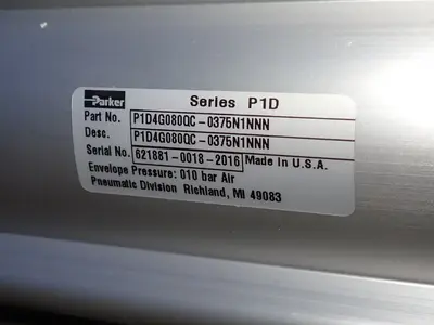 USED PARKER P1D4G080QC0375N1NNN