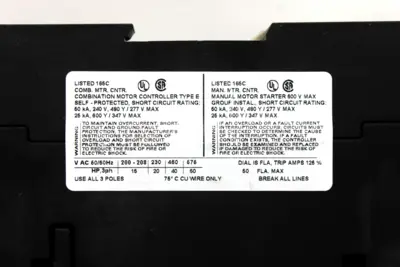 USED SIEMENS 3RV1031-4HA10
