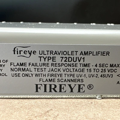 NEW Fireye 72DUV1