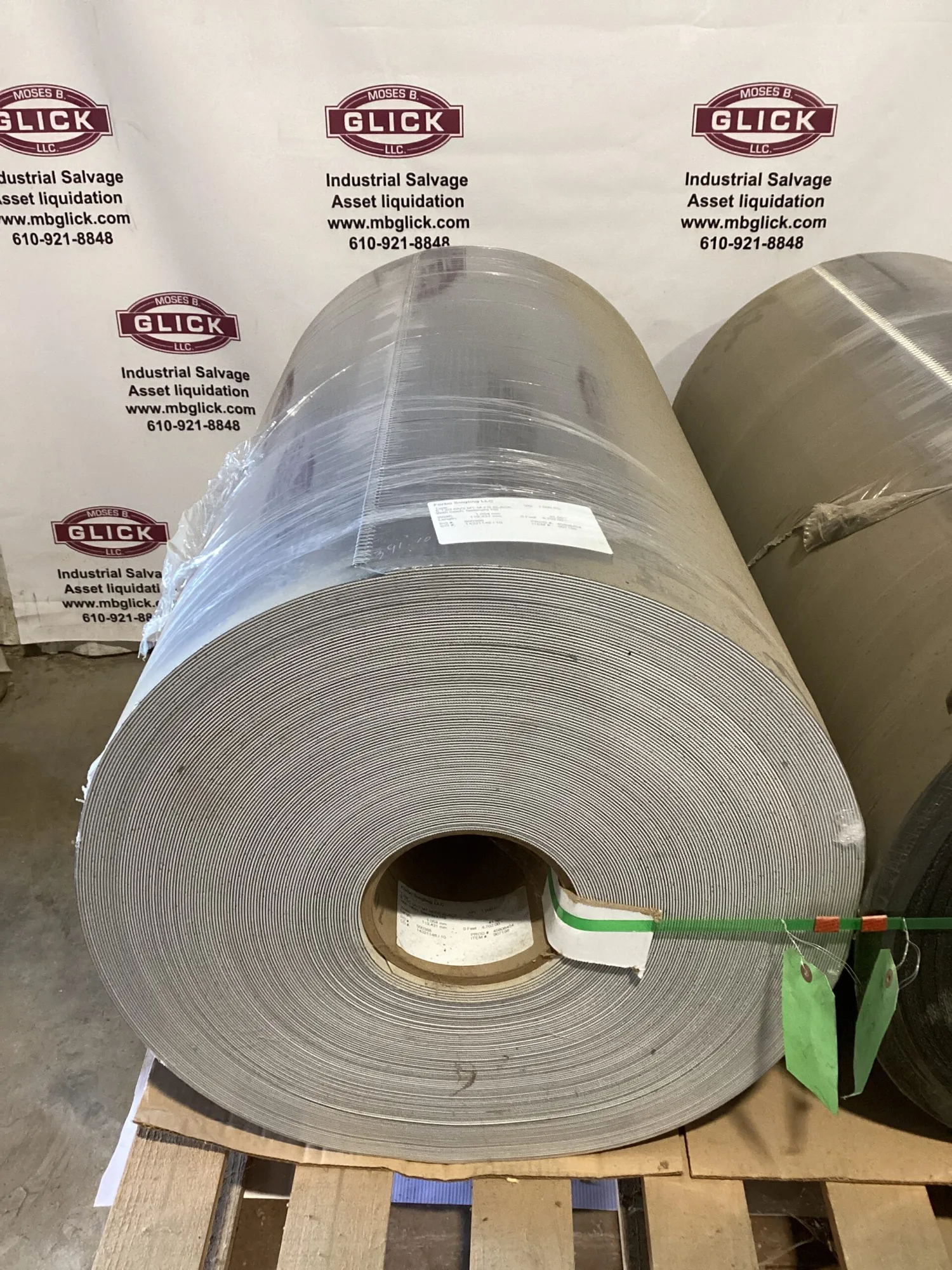 NEW Forbo Siegling 41.5” x 391’ Smooth Rubber Conveyor Belting