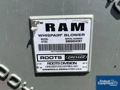 NEW Roots Roots Ram Whispair Blower, Model 412J