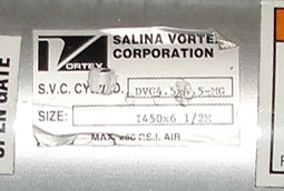USED SALINA VORTEX CORP F06-110