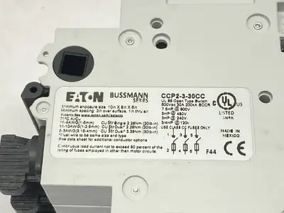 USED COOPER BUSSMANN CCP-3-30CC