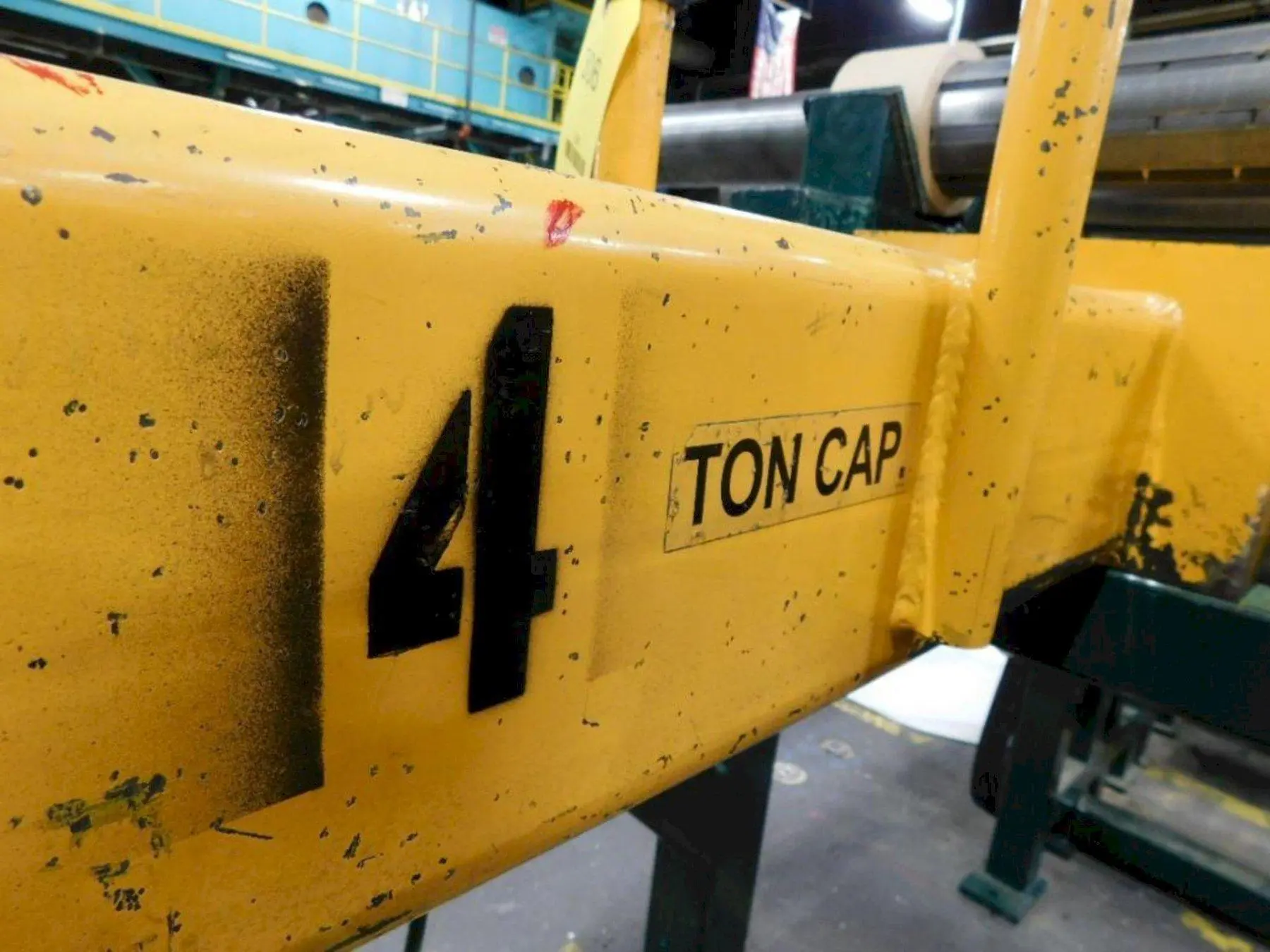 4 TON CALDWELL MODEL#81P-4-50 C HOOK PAPER COIL LIFTER: STOCK #22716