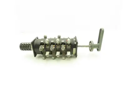 Salzer S608US1A1906-00 Rotary Cam Switch 60A 15-50Hp 208-600V 3PH S213 Selector