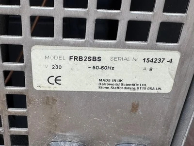 Barloworld Scientific FRB2S FRB2SBS Bath Water Shaker Water Chiller