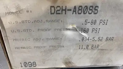 Used Barksdale DSH-A80SS Pressure Switches South Carolina US | Palmetto Automation #1539725