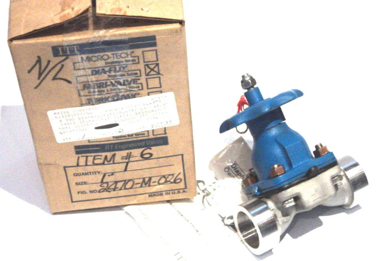 NEW ITT DIA-FLO 2471-26-M DIAPHRAGM VALVE 247126M