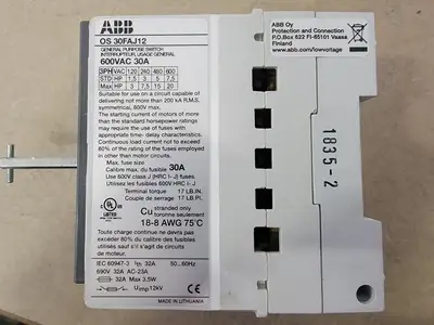 USED ABB OS30FAJ12