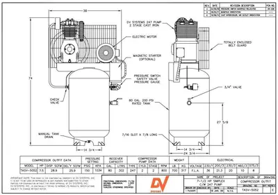 USED DEVAIR #7ASV-5052-42