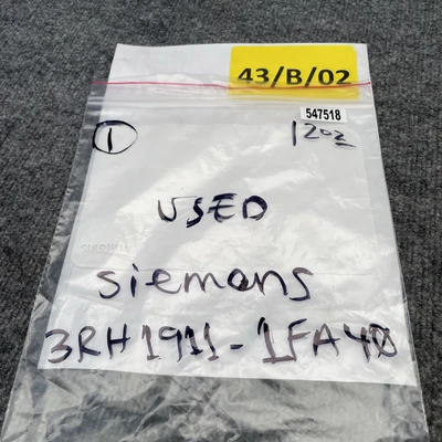 Used Siemens 3RH1911-1FA40 Contact Blocks California US | Davliegogo LLC #1706788