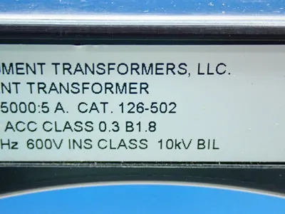 Used INSTRUMENT TRANSFORMERS 126502 Transformers | HGR 24 #737093