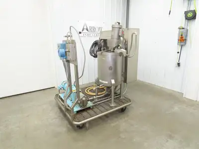 Full Jacket Steam Kettle 15 Gallon Lightnin Mixing Tank Additive Pump Flow Meter