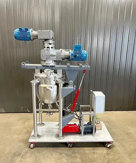 🔴 Heading to Auction May 27 - Used 26 Gallon Tank (Reactor), 316 Stainless Steel, Double Motion Scrape Agitation