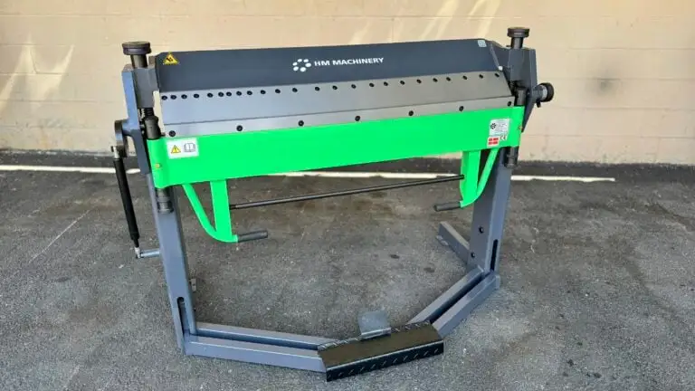H&M HS-3S 4ft x 14 ga Box and Pan Brake w/ Foot Clamp