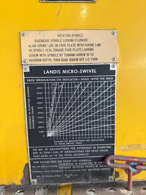 Used LANDIS CHW Universal Cylindrical Grinders Ohio US | G-2000, Inc. #1283649