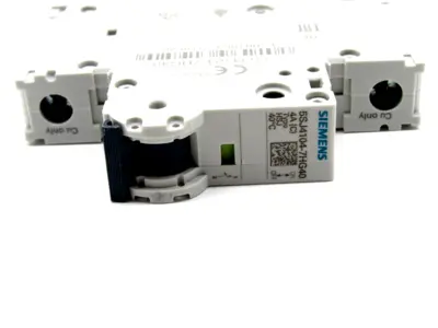 NEW LOT OF 2 5SJ4104-7HG40 CIRCUIT BREAKER 5SJ41047HG40