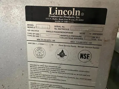 USED LINCOLN IMPINGER 1600