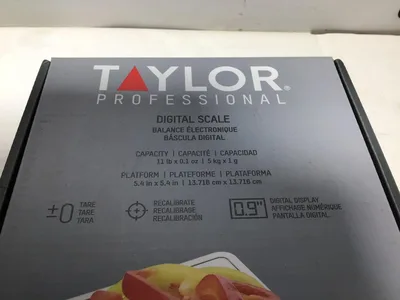Taylor TE10FT Professional Compact Stainless Digital Scale 11 Lbs