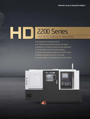 HYUNDAI WIA CNC MACHINE TOOLS HD2200 2-Axis CNC Lathes | Hillary Machinery (5)