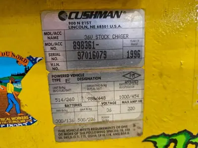 USED CUSHMAN 898361