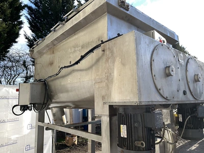 1800L Iozzelli S/S Twin U-Trough Mixer Model BL1800V