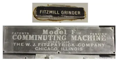 Used FITZPATRICK F FitzMills Illinois US | Aaron Equipment #1515514