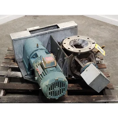 Used 8" Flo-tronics Stainless Steel Rotary Airlock Valve
