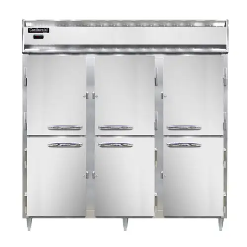 Continental DL3W-SS-HD Full Height Insulated Mobile Heated Cabinet W/ (45) Pan Capacity, 208-230v/1ph