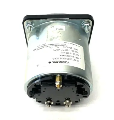 USED YOKOGAWA PANEL METER 0-300VDC NEEDS NEW FRONT PLASTIC SHIELD/FACE