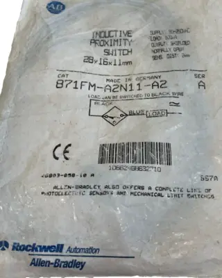 A / B 871FM-A2N11-A2 INDUCTIVE SENSOR SER. A 871FMA2N11A2 NEW, SURPLUS