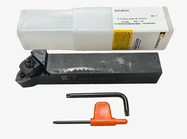 Kennametal WWLNR164 Indexable Turning Toolholder, 1" x 1" Shank, 6" Overall USA