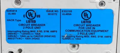 Used Siemens 5SJ4206-8HG41 Circuit Breakers California US | Heavy Wall Consulting #1310647