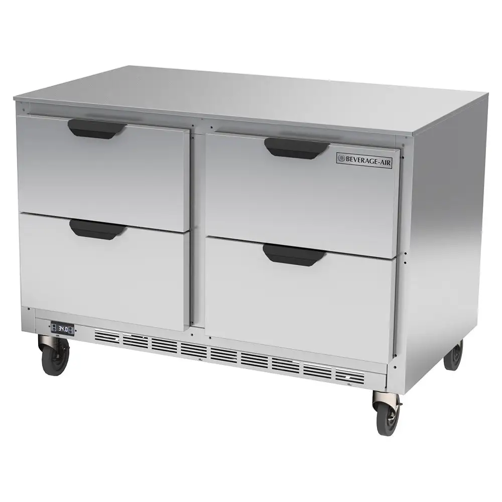 Beverage-Air UCRD48AHC-4 48" W Undercounter Refrigerator W/ (2) Sections & (4) Drawers, 115v