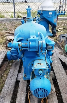 (4) Alfa-Laval MAB 104B-24-60 oil purifiers, SS.