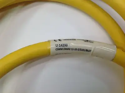 USED TURCK FLEX LIFE 12 PIN M/F CORDSET U-14290