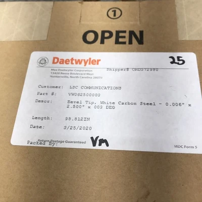 NEW DAETWYLER VW062500003