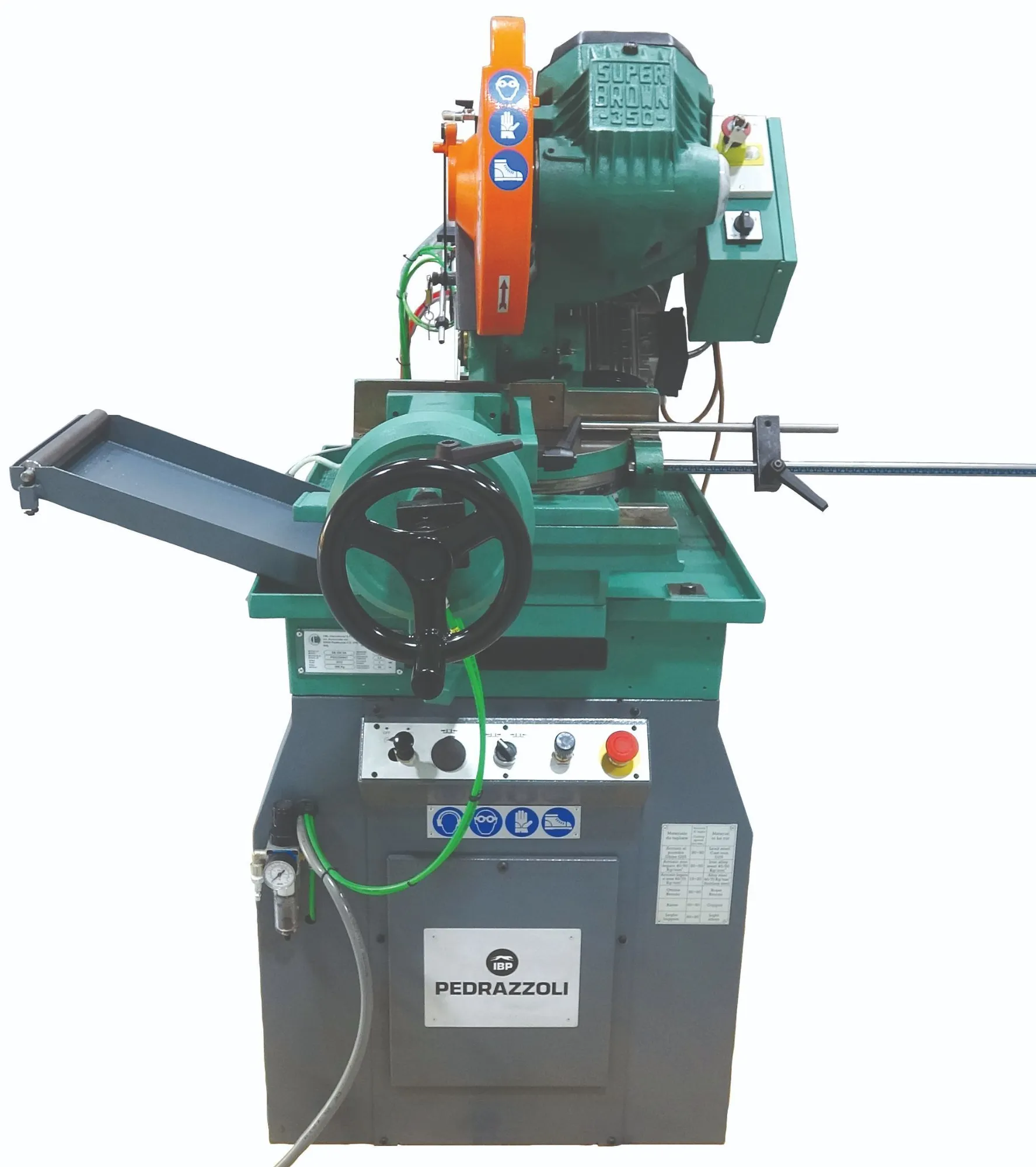 NEW PEDRAZZOLI Super Brown 350/60 MRM Manual Circular Cold Saw - 120V