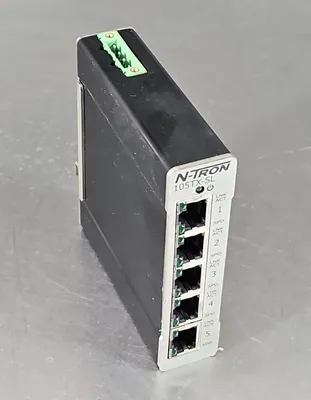 N-Tron 105TX-SL 5-Port Ethernet Switch 10-30V 215mA. Loc3C-22